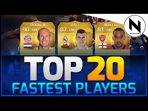 FIFA 15 Ultimate Team - TOP 20 FASTEST PLAYERS! w/ Ronaldo, Bale & Robben