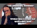 Vet Reacts *The Unending Numbers* World War II Every Day with Army Sizes By Christopher