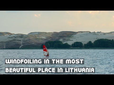 Windfoil racing at Nida's moose cup  in Lithuania - Rytis Vlog 25