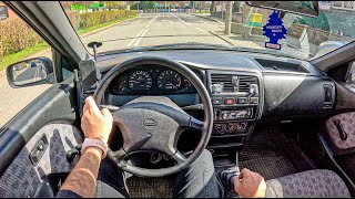 1997 Nissan Almera [1.4 87hp] |0-100| POV Test Drive #2019 Joe Black