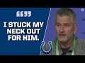 Colts coach Frank Reich addresses Carson Wentz's future with the team | CBS Sports HQ