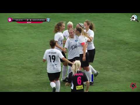 Naiste Meistriliiga 12. voor: Nõmme Kalju FC - Saku Sporting 0:5 (29.08.2020)