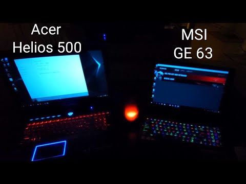 Laptop 🔊 Faceoff : MSI GE 63 Vs Acer Helios 500