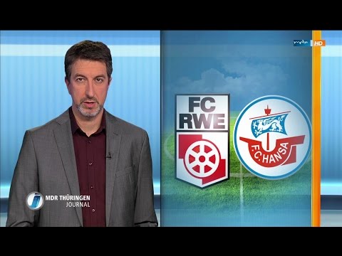 Rot-Weiß Erfurt gegen Hansa Rostock - 18. Spieltag 16/17 - Thüringen Journal