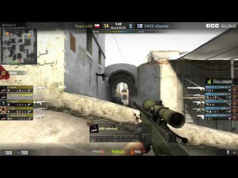ENCE vs AGG Kartta 3 de_mirage p3sta Hitbox Challenger Cup 22.03.2016