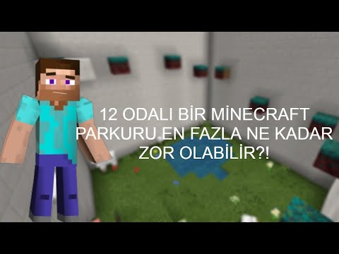 12 ODALI BİR MİNECRAFT PARKURU NE KADAR ZOR  OLABİLİR ?!