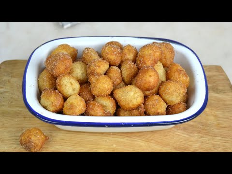 Churros en forma de bolitas ¡¡CON SOLO 2 INGREDIENTES!!