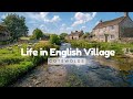 Beautiful Scenery Of English Countryside Cotswolds Walking Tour 4K HDR