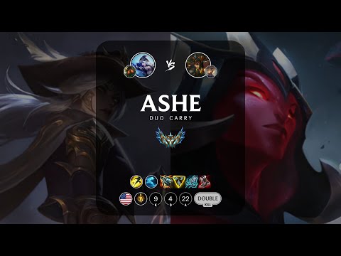 Ashe ADC vs Cassiopeia - NA Challenger Patch 13.17