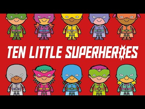 🦸 Ten little superheroes | A rhyming picture book for children, toddlers and babies
