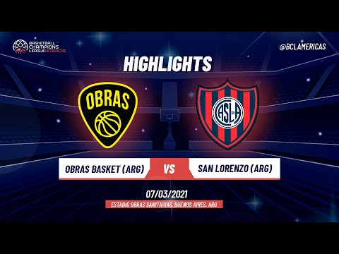 Obras Sanitarias vs. SAN LORENZO - Game Highlights