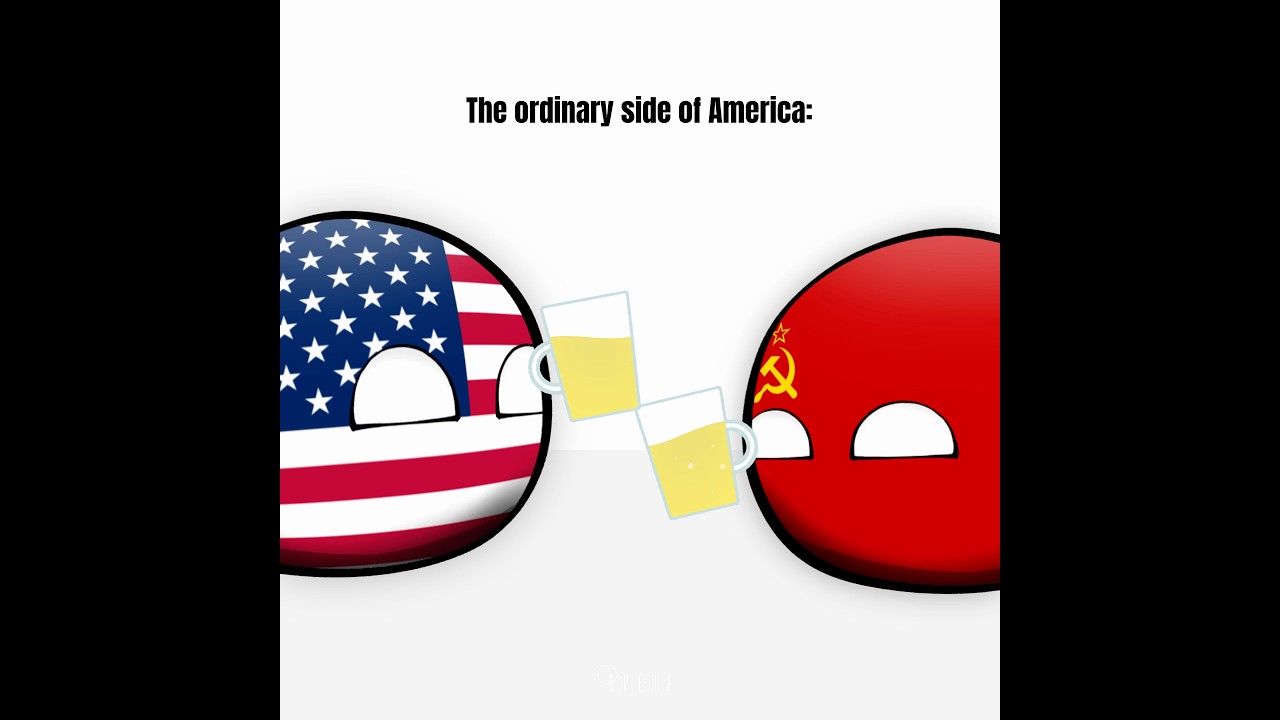 The two sides of America | #countryballs #edit