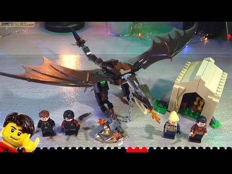 Build ⏩ LEGO Harry Potter Hungarian Horntail Triwizard Challenge 75946 time lapse