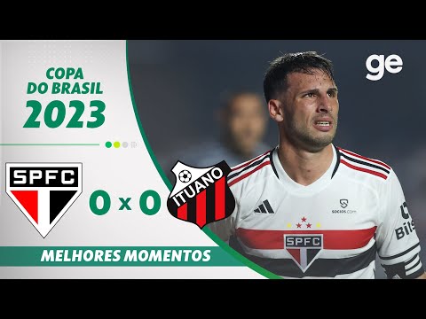 Gols e lances de São Paulo x Ituano