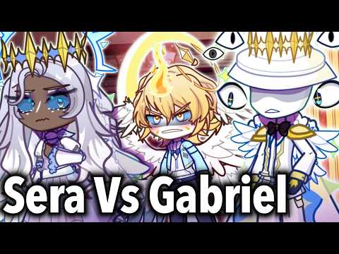 If God || Sera Vs Gabriel Morningstar || Hazbin Hotel Gacha Animation ||