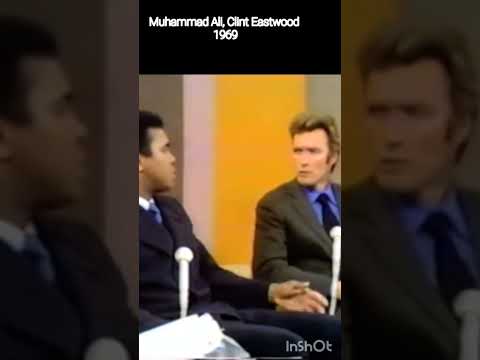 Muhammad Ali and Clint Eastwood 1969.