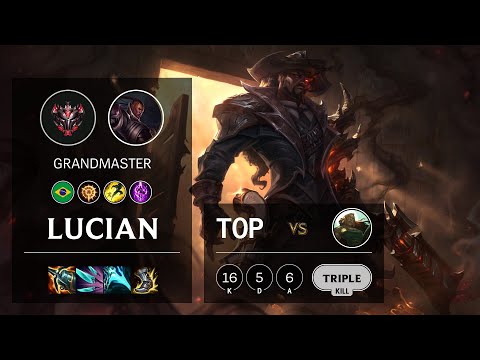 Lucian Top vs Illaoi - BR Grandmaster Patch 10.23