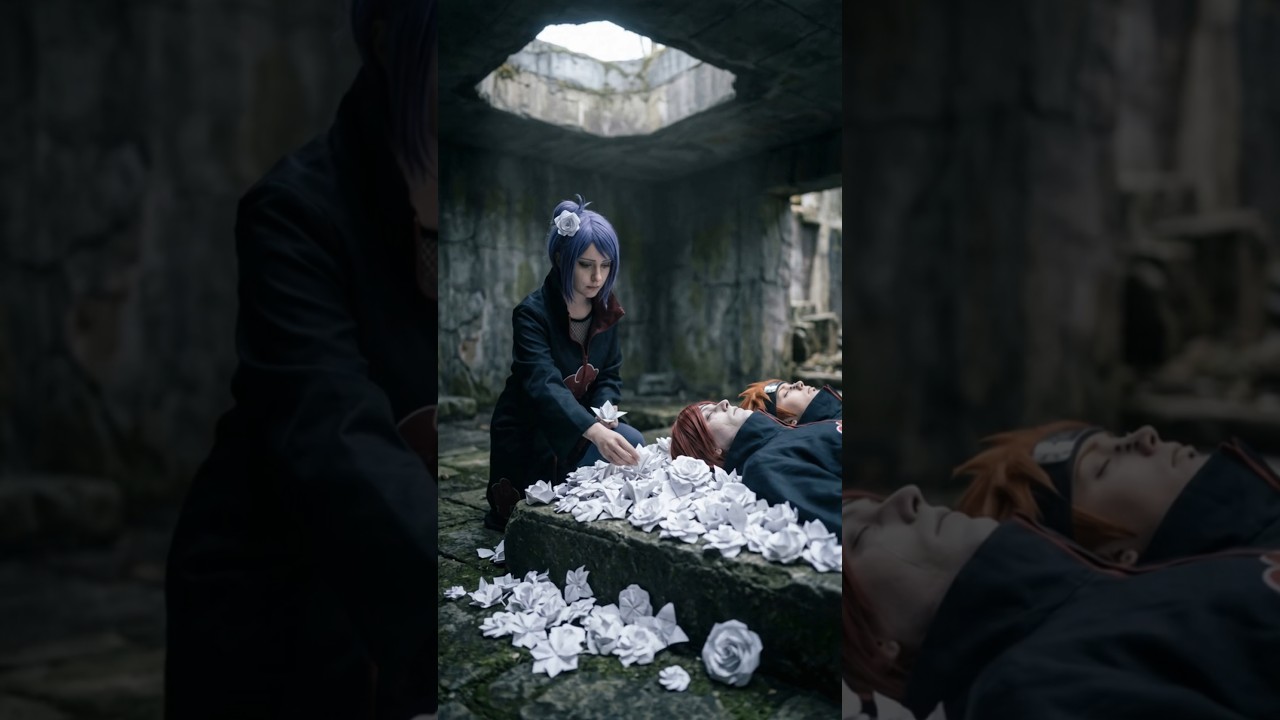 【ナルト】小南(コナン)の進化と軌跡：絶望から希望へ、雨隠れの天使 🦋 | Konan Evolution #shorts #naruto #konan #ナルト #小南