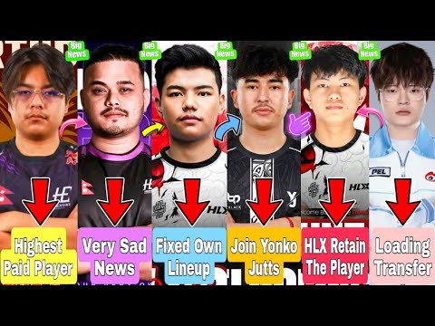 Nofear PMSC Highest Paid Player🤑| Very Sad News🥺| Delta Fixed His Own Lineup After🔥| HLX & YJ News🏆