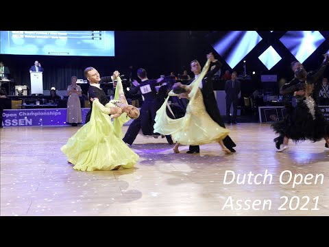 WDC Al Open World Youth Under 21 Ballroom Championship.Slow Walz. Dutch Open Assen 2021