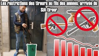 Restrictions on shooters over the years, arrival of the SIA shooter