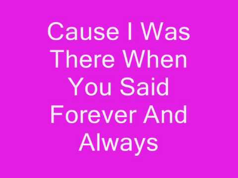 Forever And Always By Taylor Swift With Lyrics