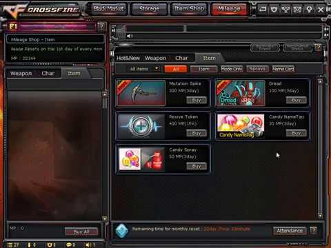 Crossfire NA: Mileage Shop weap update