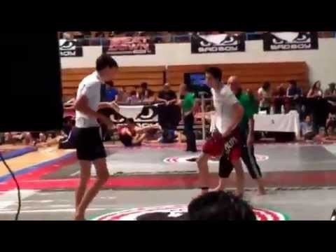 Iván Plascencia (rgc) vs Sebastián Fernández     5to Nacional nogi 2014