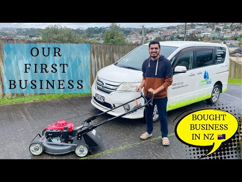 , title : 'OUR FIRST BUSINESS IN NEW ZEALAND 🇳🇿 | STARTED LAWN MOVING BUSINESS'