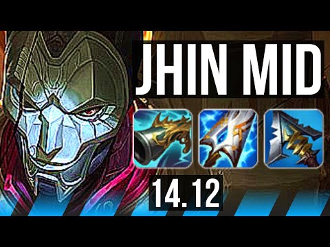 JHIN vs VEIGAR (MID) | 1100+ games, Legendary | VN Master | 14.12