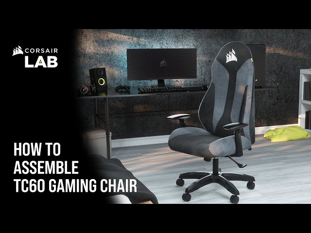 Corsair TC60 Fabric Silla Gaming Negra/Gris video