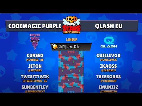 CODEMAGIC PURPLE - QLASH EU set 2 | European Finals | Brawl Stars July 2020 Finals