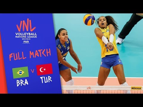 Волейбол Brazil v Turkey — Full Match — Semi Final | Women's VNL 2018