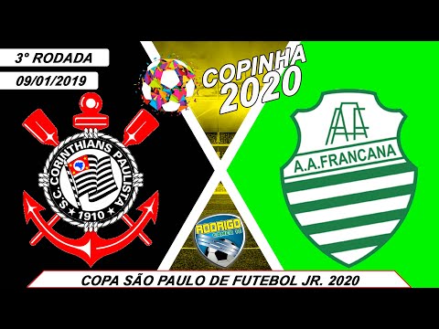 CORINTHIANS X FRANCANA 09/01/2020 | COPA SÃO PAULO DE FUTEBOL JR 2020 [PES 2020]