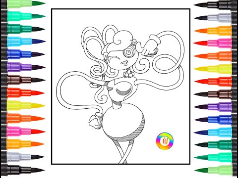 Mommy Long Legs Coloring Pages / Poppy Playtime / Song: Syn Cole  Melodia [NCS Release]
