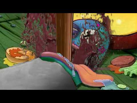 Spongebob's THICK chocolate CREAMY milkshake that you WILL drink!