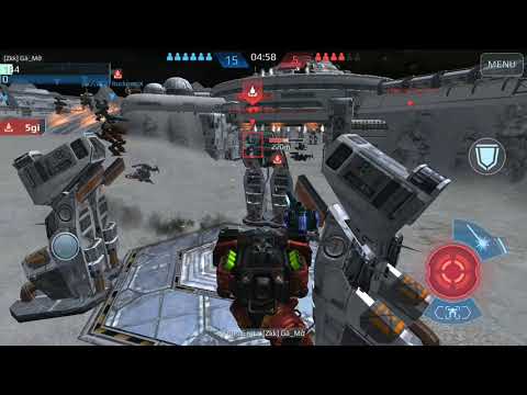 War Robots Skirmist: Bulwark vs Falcon//playing on Bulwark team