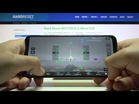 Gameplay of Real Flight Simulator on Motorola Moto E20 - Mobile Gaming Test