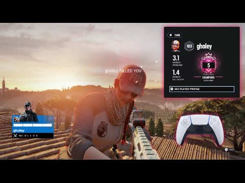 Killing Streamers Both (POVs) Part 2 + BEST CHAMPION CONTROLLER SETTINGS - Rainbow Six Siege