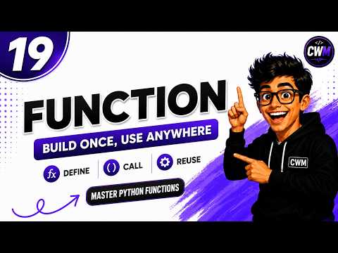 19 Function In Python Hindi Complete Beginner Guide Python Course