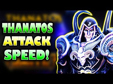 SMITE THANATOS SPEED BUILD! CRAZY FAST ATTACK SPEED
