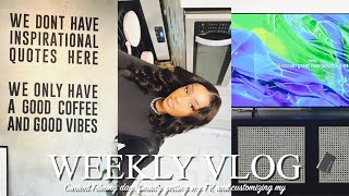 ATL VLOG: Content Filming day, finally getting my TV, and customizing my IPAD | cassiekaygee