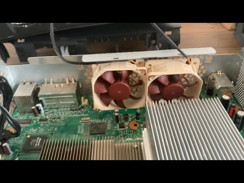 How to replace Xbox 360 fat fans with noctua fans (Works with 3 pin and 4 pin versions)