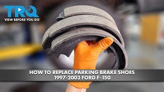 How to Replace Parking Brake Shoes 1997-2003 Ford F-150