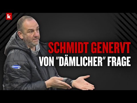 Video Thumbnail: "Das ist despektierlich": Schmidt verärgert über Reporterfrage | Heidenheim - Darmstadt 3:2