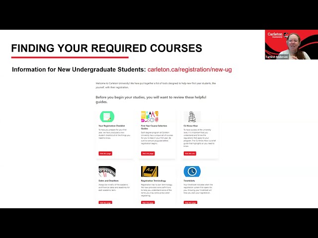 Watch Video: Registration Information Session 2026