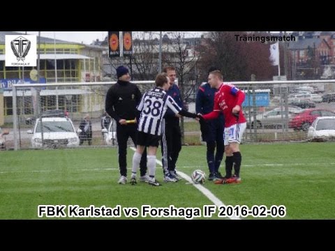 FBK Karlstad vs Forshaga IF 2016 02 06