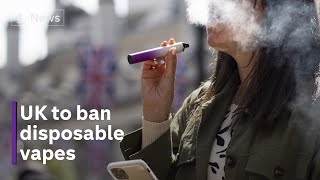 Disposable vapes to be banned and flavours limited to tackle ‘alarming’ rise in children vaping