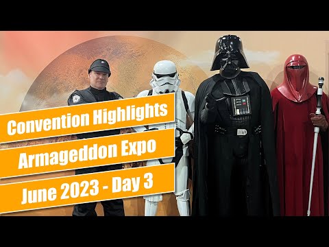 Armageddon Expo Auckland June 2023 - Day 3 Highlights