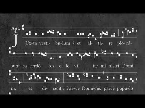 Feria quarta cinerum: Antiphona - Juxta vestibulum et altare